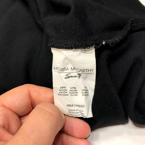 Seven7 Short Sleeve Hi Lo Crop Top - Picture 4 of 6